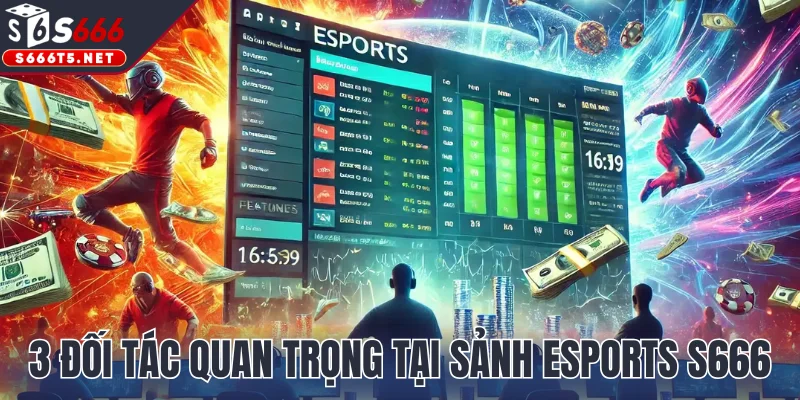 3 đối tác quan trọng tại sảnh Esports S666