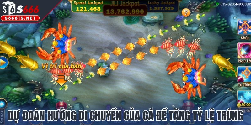 Dự đoán hướng di chuyển của cá để tăng tỷ lệ trúng