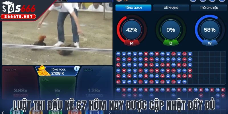 Luật thi đấu kê 67 hôm nay được cập nhật đầy đủ