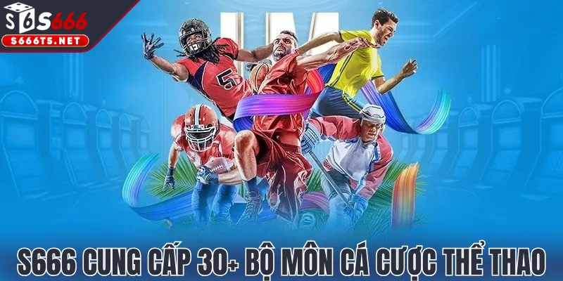S666 cung cấp 30+ bộ môn cá cược thể thao